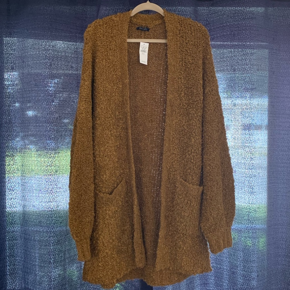 Mustard Oversized Cardigan